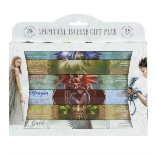 Coffret cadeau contenant 6 paquets d'encens Spirituel - Anne Stokes