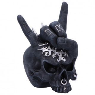 Crne punk-rock faisant le signe des cornes du diable (17,5cm)