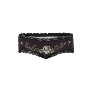 Culotte gothique Jawbreaker noire  imprim ouija et roses