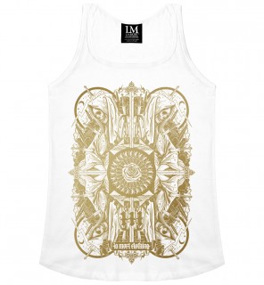 Dbardeur femme gothique Four Skulls Tank (EG/W) - LA Mort Clothing