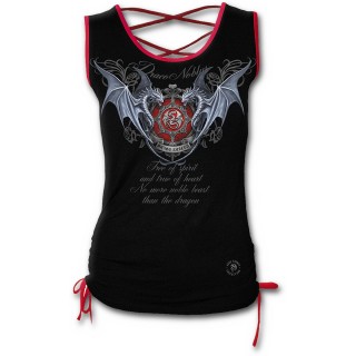 Dbardeur femme gothique  lacets "Nobles Dragons"