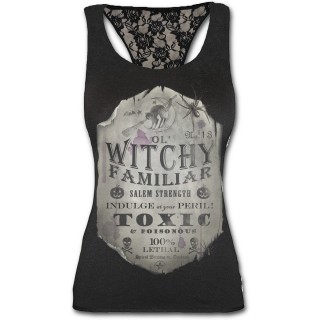 Dbardeur femme gothique vintage "WITCHY FAMILIAR"