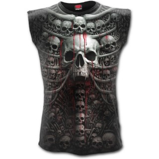 Dbardeur homme gothique  cage thoracique style catacombes
