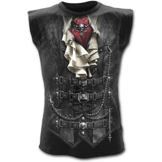Dbardeur homme gothique  costume de vampire imprim