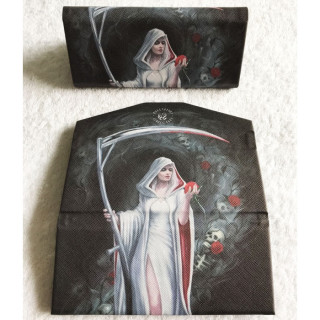 Etui  lunettes pliable avec La Mort habille de blanc - Anne Stokes