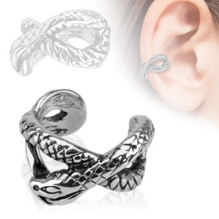 Faux piercing oreille  design serpent