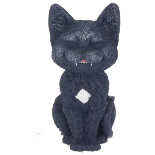 Figurine chat sombre  grand sourire de vampire - Nemesis Now