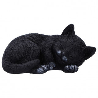 Figurine chaton faisant la sieste (11,3cm)