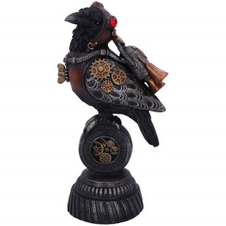 Figurine de corbeau messager steampunk - Nemesis Now (24cm)