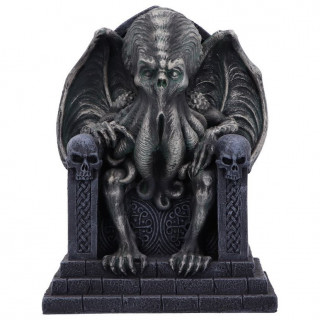 Figurine de crature marine Cthulhu's sur son trne (18,3cm)