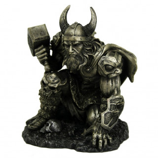 Figurine dieu viking Thor en armure (19cm)