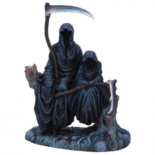 Figurine Faucheuse m�re et fille "Next in Line" (19cm)