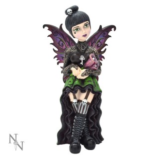 Achat Figurine fée gothique Little Shadows Noire - 14cm pas cher