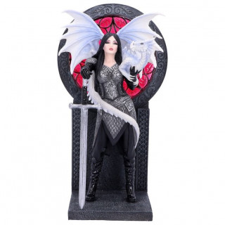 Figurine guerrire au dragon Valour - Anne Stokes (24cm)