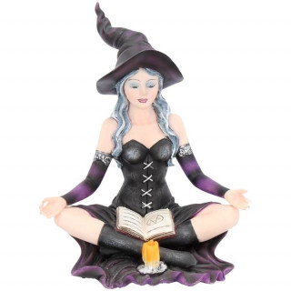 Figurine sorcire Aradia en sance d'invocation (14cm)