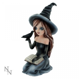 Figurine sorcire gothique avec corbeau Regan (15cm) - Nemesis Now