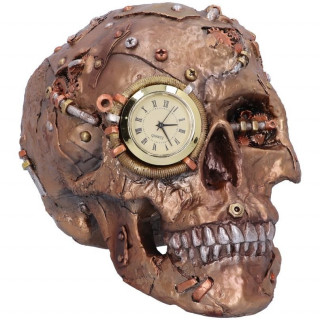 Horloge tête de mort steampunk - Nemesis Now (19cm