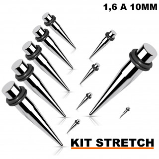 Kit d'carteurs pour le stretch de l'oreille (jusqu' 10mm)