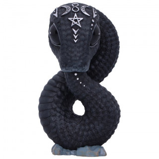 Figurine de bb serpent dmoniaque se mordant la queue (9,6cm)