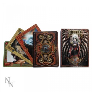 Jeu de cartes "Steampunk" - Anne Stokes - Bicycle (52 cartes)