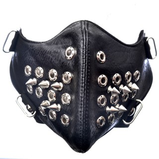 Masque Poizen Industries Spike Mask Full Black