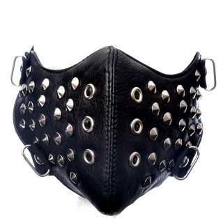 Masque Poizen Industries Stud Mask Black