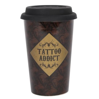 Mug de voyage / Travel mug "Tattoo Addict"