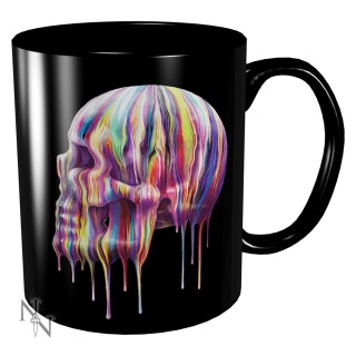 Mug Tasse gothique avec crane multicolore dgoulinant