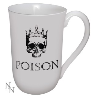 Mug Tasse gothique "Poison" avec tte de mort couronne