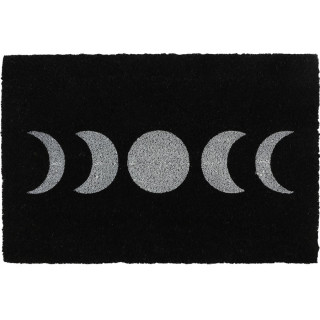 Paillasson d'Extrieur / Tapis noir phases de lune (40x60cm)