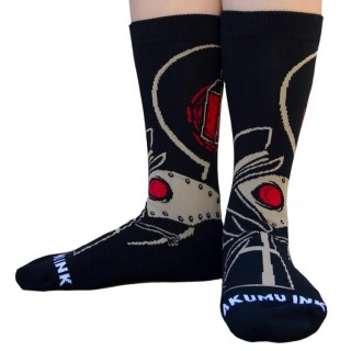 Paire de chaussettes chercheur de peste  "Plague Seeker" - Akumu Ink