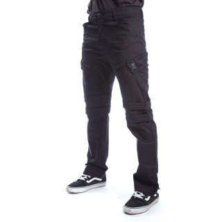 Pantalon homme noir  sangles WIN - coupe droite - Chemical Black