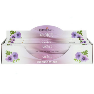 Paquet de 20 bâtonnets d'encens fleur Violete