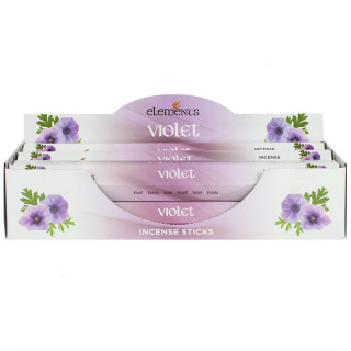 Paquet de 20 btonnets d'encens fleur Violete