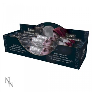 Paquet de 20 btonnets d'encens senteur Rose Rouge "Amour" - Lisa Parker