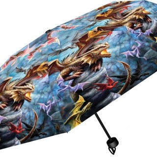 Parapluie gothique  clan des dragons - Anne Stokes