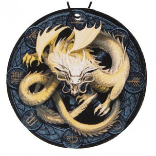 Parfum dsodorisant voiture Dragon ivoire "Imbolc" senteur Pin