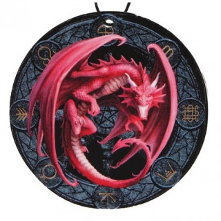 Parfum dsodorisant voiture Dragon rouge "Lammas " senteur Pain de rcolte