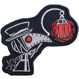 Patch tissu chercheur de peste  "Plague Seeker" - Akumu Ink