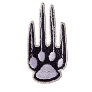 Patch tissu patte de chat  griffes sorties - Banned