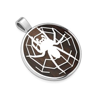 Pendentif gothique Araigne sur toile