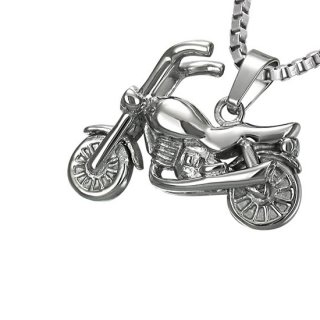 Pendentif acier biker moto custom