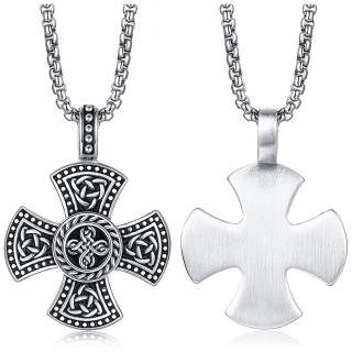 Pendentif acier croix celtique