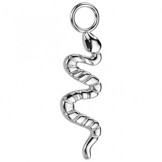 Pendentif de piercing Serpent en Titane