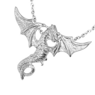Pendentif gothique dragon volant