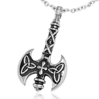 Pendentif gothique hache de la trinit