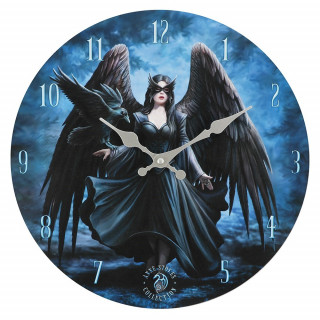 Pendule murale  femme corbeau - Anne Stokes