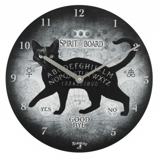 Pendule murale ouija et chat noir - Alchemy