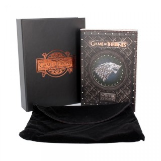 Petit journal intime Stark Game of Thrones - Winter is Coming + boite et pochette