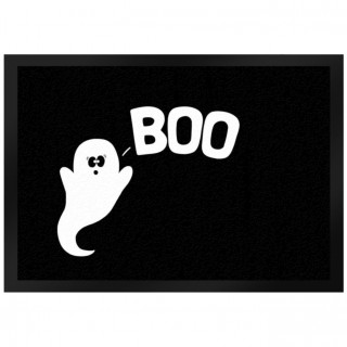 Petit paillasson à fantome mignon "BOO" (35x50cm)